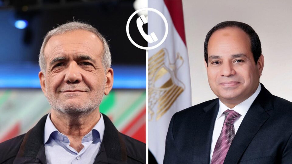 رئيسا مصر وإيران يؤكدان على تجنب التصعيد بالمنطقة